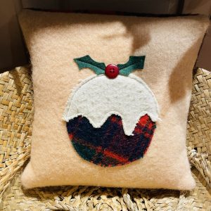 Christmas Pudding Cushion