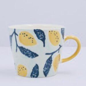 Lemon Print Mug
