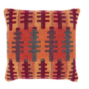 Melin Tregwynt Wool Forest Cushion 'Autumn'