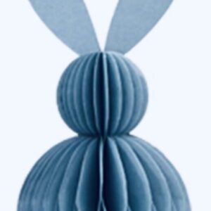 Folding Honeycomb Standing Easter Bunny (L)