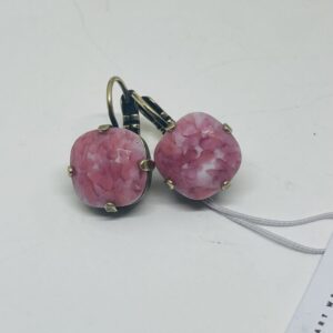 Dimitriadis Bubble Gum Pink Polished Stone Drop