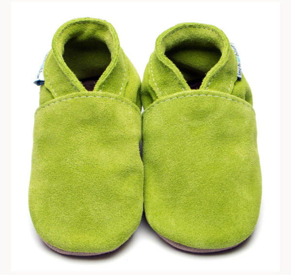 Inch Blue Plain Citrus Suede Shoes 12-18m (L)