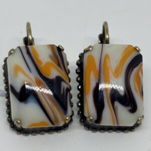 Dimitriadis Black/Orange Marble Drop