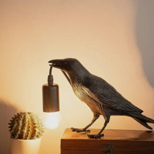 Quirky Crow Table Lamp
