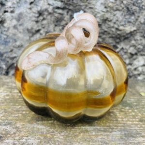 Amber Glass Ombre Pumpkin