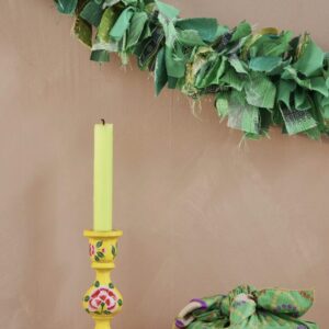 Recycled Fabric Garland ( Green)