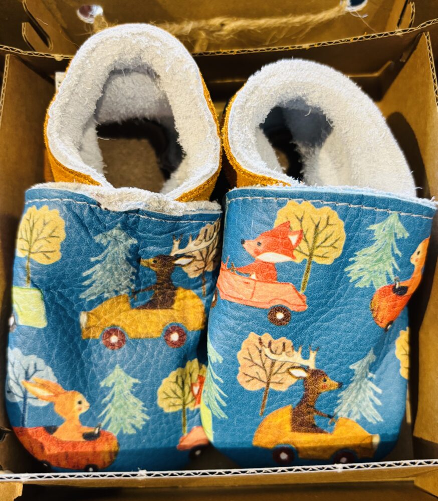 Esgidiau Lledr Babi ‘Road Trip’ 6-12 m