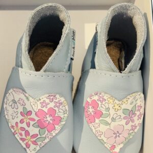 Inch Blue Love Baby Blue Shoes 0-6m