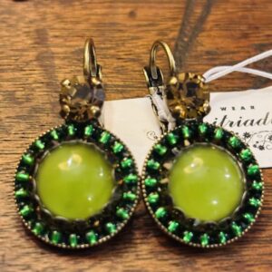 Dimitriadis Taygeta Drop Earrings Greens