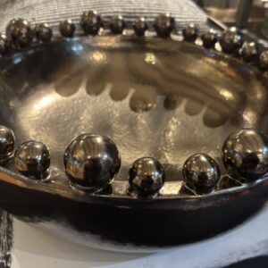 Large Bronze Bobble Bowl